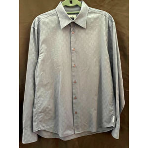 A/X Armani Exchange Men’s Berlin Blue Dress Shirt Size Medium 16/36